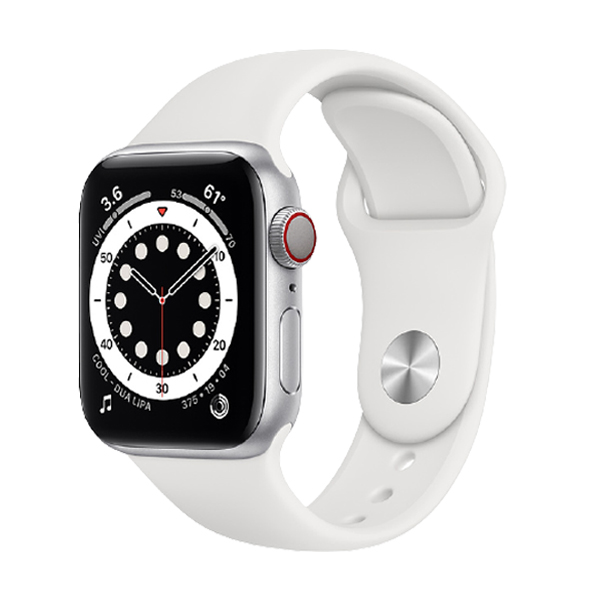 Apple Watch Series 6 44mm LTE (Viền thép dây cao su) - Chính hãng VN/A-45695