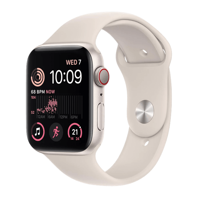 Apple Watch Series SE 2022 4G 44mm | Viền nhôm dây cao su | Chính Hãng VN/A-46597