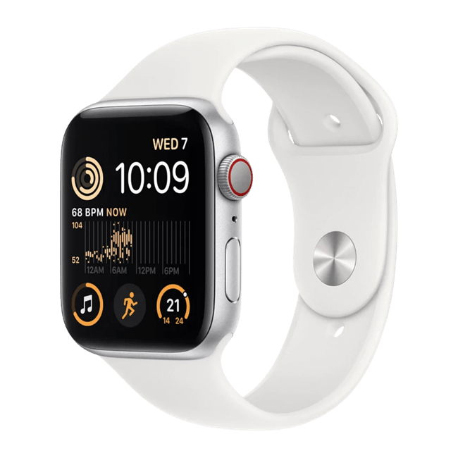 Apple Watch Series SE 2022 4G 44mm | Viền nhôm dây cao su | Chính Hãng VN/A-46596