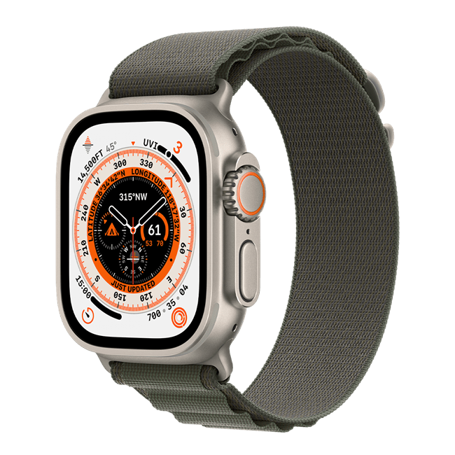 Apple Watch Series Ultra 4G 49mm | Titan Case With Alpine Loop | Chính hãng VN/A-46559