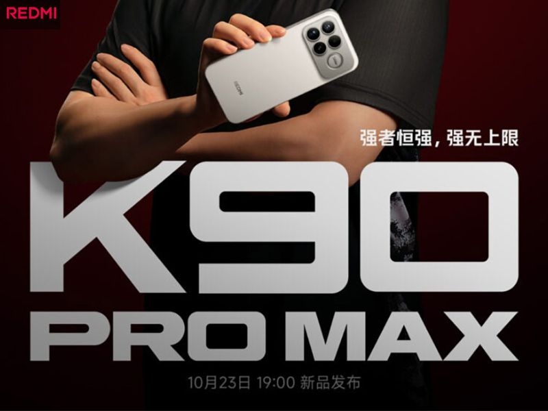 Ảnh Redmi K90 Pro Max hé lộ toàn bộ thiết kế trước ngày ra mắt