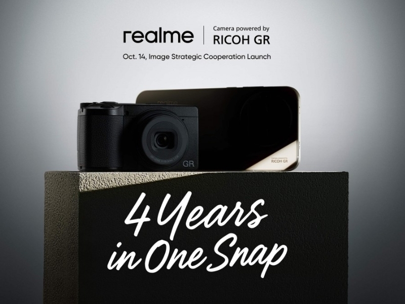 Camera realme GT 8 Pro 200MP hợp tác Ricoh tái định nghĩa nhiếp ảnh