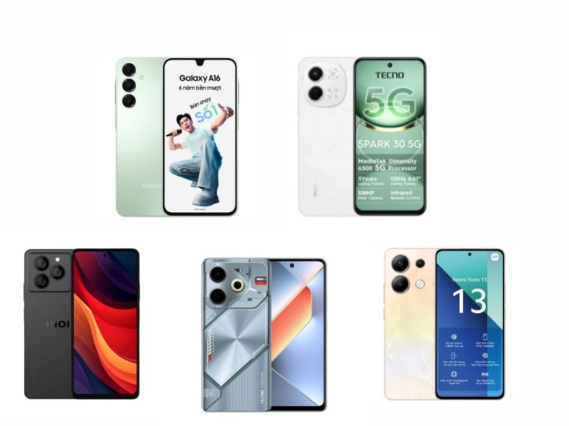 Top 5 lựa chọn điện thoại giá rẻ 3 triệu đáng mua nhất hiện nay