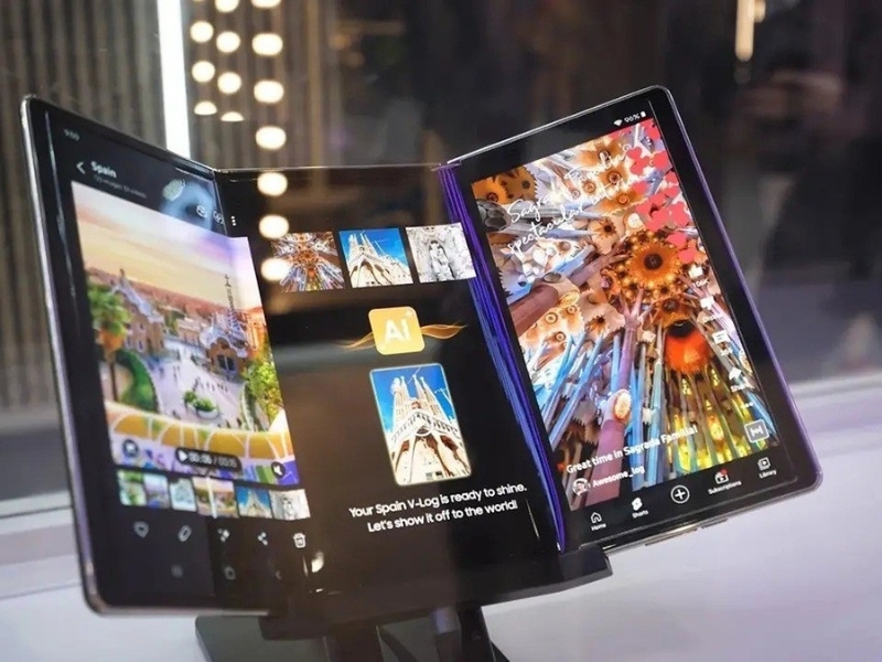 Hình ảnh Galaxy Z TriFold rò rỉ: Khả năng Zoom 100x ấn tượng