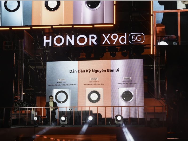 HONOR X9d 5G ra mắt tại Việt Nam với nhiều nâng cấp ấn tượng