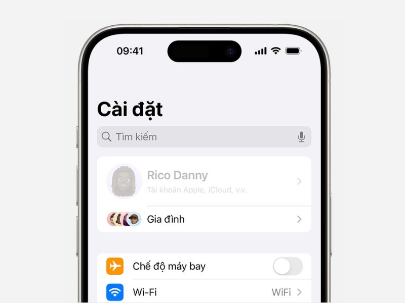Khắc phục icloud bị mờ không vào được trên iPhone