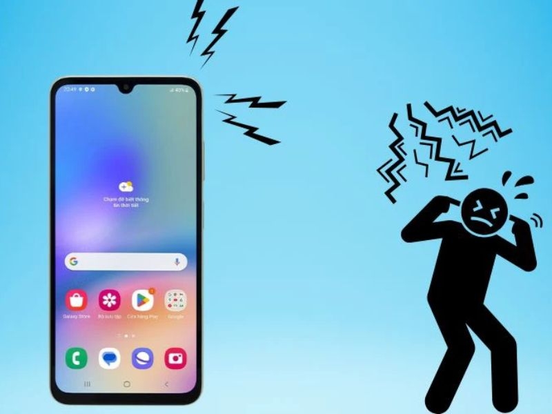 Điện thoại Samsung kêu tít tít liên tục: Cách xử lý nhanh