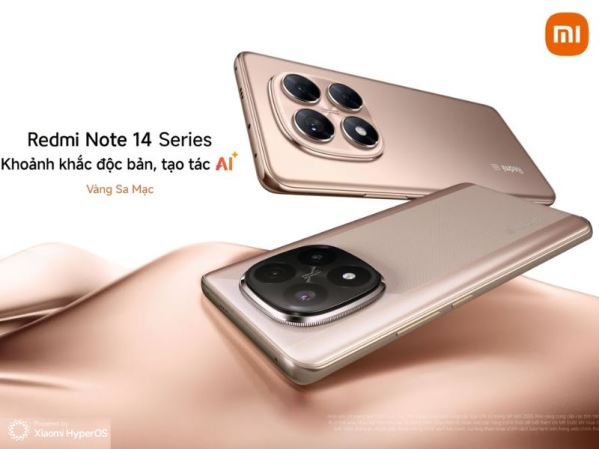 Màu mới Redmi Note 14 series: Đẹp hơn, RAM 12GB mạnh mẽ