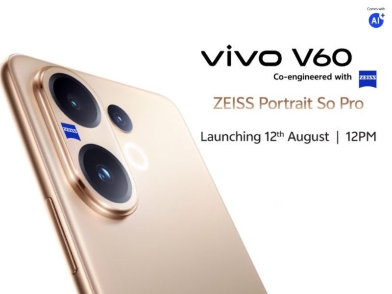 Ngày ra mắt Vivo V60 ấn định 12/8: Pin khủng, zoom 100x cực đỉnh