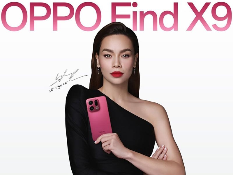 OPPO kết hợp cùng Hồ Ngọc Hà quảng bá Flagship Find X9 Series cao cấp