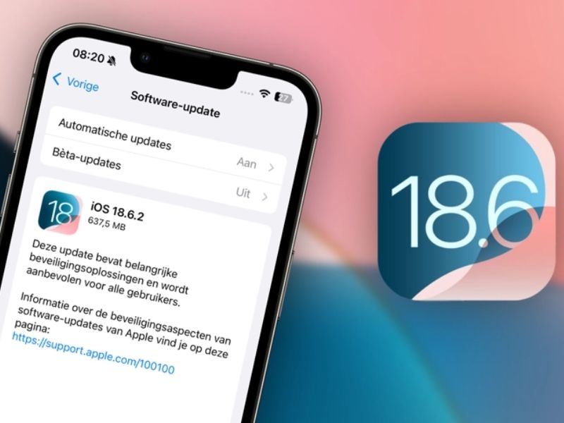Apple chính thức phát hành iOS 18.6.2, tập trung vá lỗi bảo mật