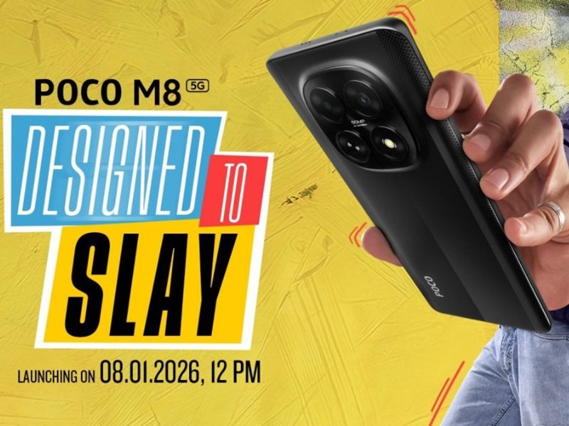 POCO M8 ra mắt ngày 8/1/2026: Smartphone mỏng nhẹ nhất phân khúc
