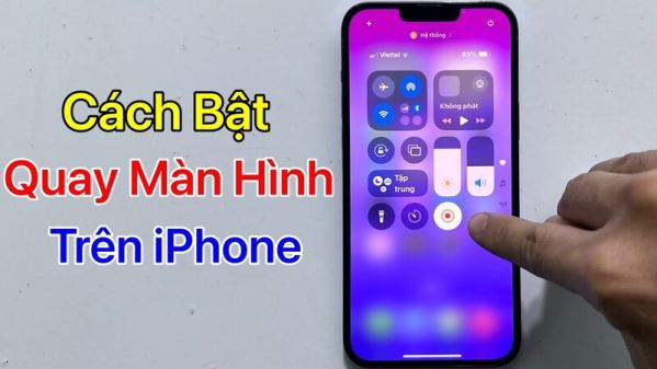 Cách quay màn hình iPhone 16 chỉ cần những thao tác đơn giản