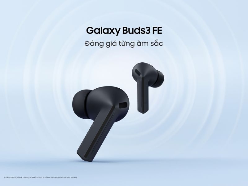 Ra mắt Galaxy Buds3 FE: Thiết kế trẻ trung, tính năng AI ấn tượng