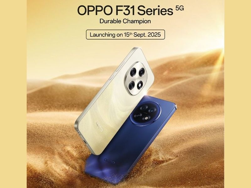 Ra mắt OPPO F31 ngày 15/9 tại Ấn Độ, pin 7.000 mAh, sạc 80W