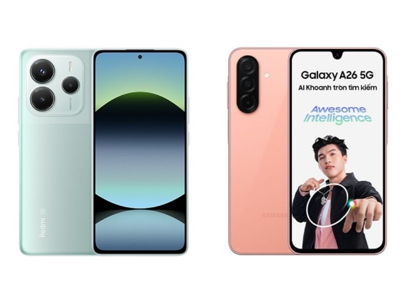 So sánh Redmi Note 14 5G và Galaxy A26: chọn máy nào đáng tiền hơn?