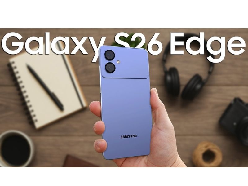 Samsung Galaxy S26 Edge lộ ảnh thực tế, ngoại hình siêu mỏng