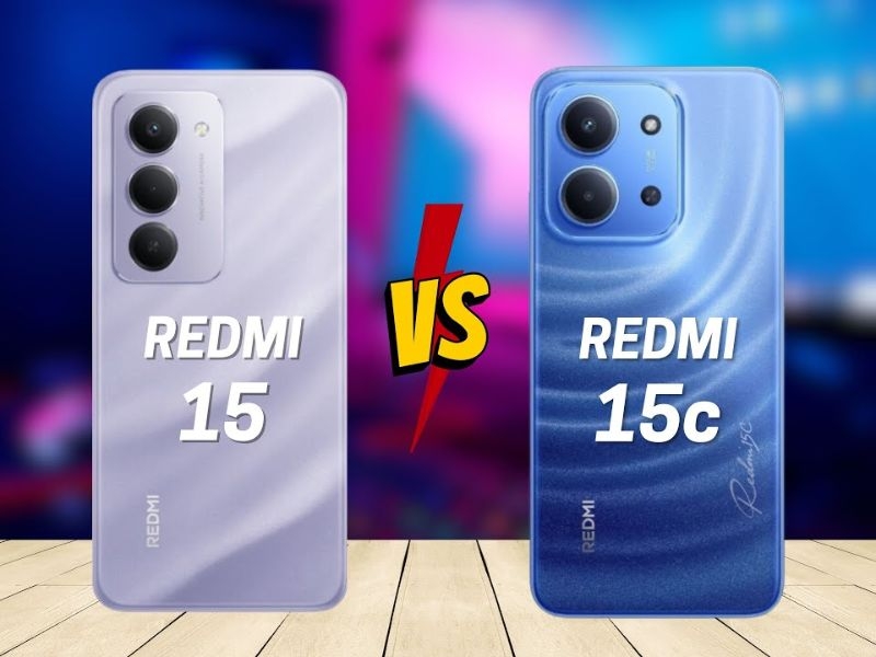 So sánh Redmi 15 và Redmi 15C: Đâu là smartphone đáng mua nhất 2025