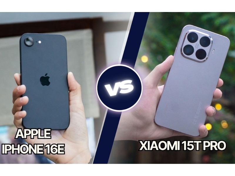 So Sánh Xiaomi 15T Pro Với iPhone 16e: Khác biệt ở đâu?