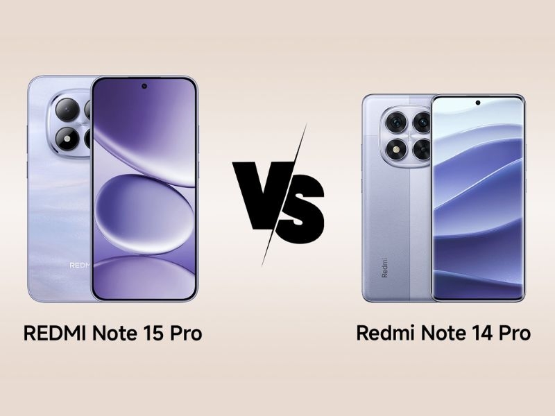 So sánh Xiaomi Redmi Note 15 Pro với Note 14 Pro mới nhất 2025