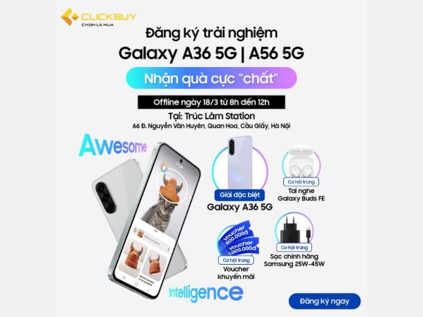 OFFLINE: Đại tiệc Galaxy A36 và A56 cùng CEO Trần Mạnh Tuấn