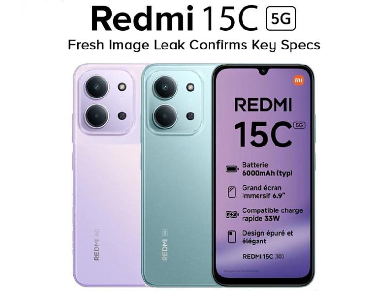 Thông tin Xiaomi Redmi 15C 5G mới nhất hé lộ pin 6000mAh, sạc nhanh 33W