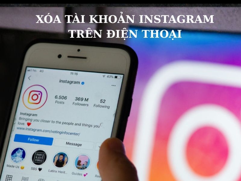 Hướng dẫn xóa tài khoản Instagram trên điện thoại siêu chi tiết