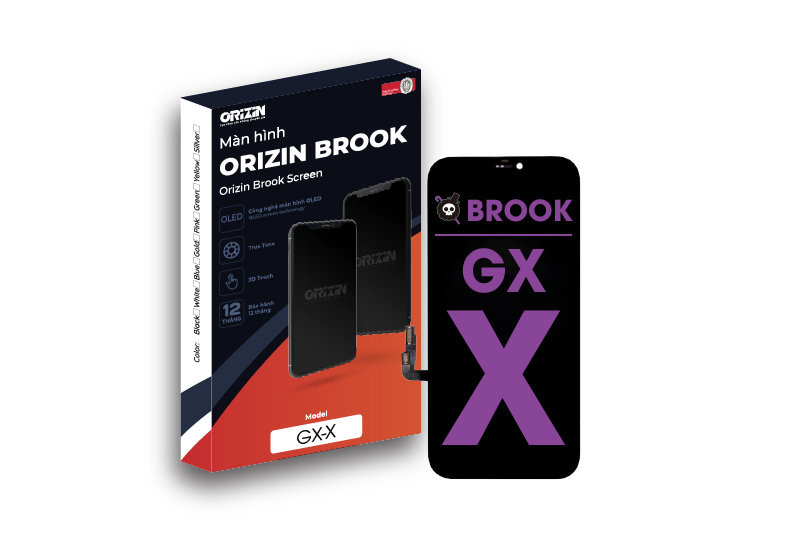 Thay màn hình iPhone X Orizin Brook