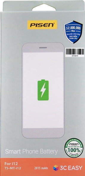 Thay pin iPhone 12 Pro Pisen chính hãng
