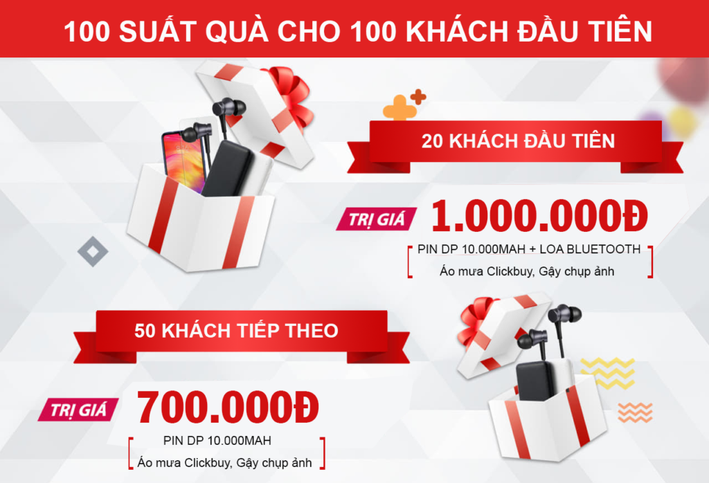 Mừng khai trương - Săn khuyến mại tại Clickbuy 380 Trần Phú - TP Thanh Hóa - Clickbuy