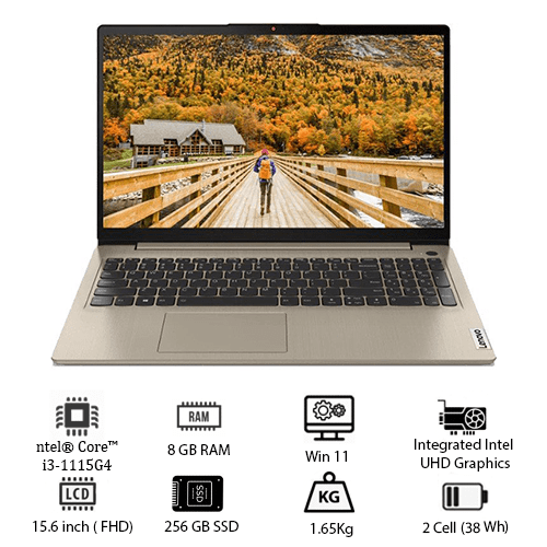 Laptop Lenovo IdeaPad 3 15ITL6 82H800M4VN (Core™ i3-1115G4 | 8GB | 256GB | Intel UHD | 15.6 inch FHD | Win 11)