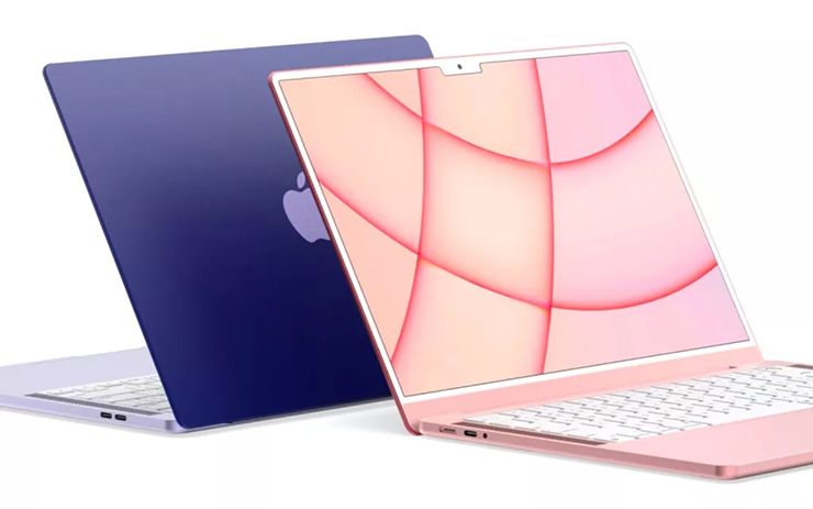 Đắm chìm với 7 màu sắc tuyệt vời của MacBook Air 2022
