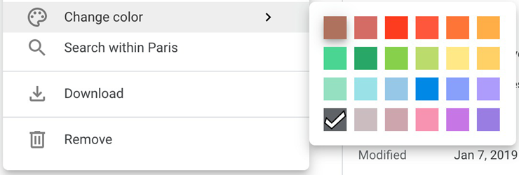 Hướng dẫn cách làm cho Google Drive thêm nhiều màu sắc