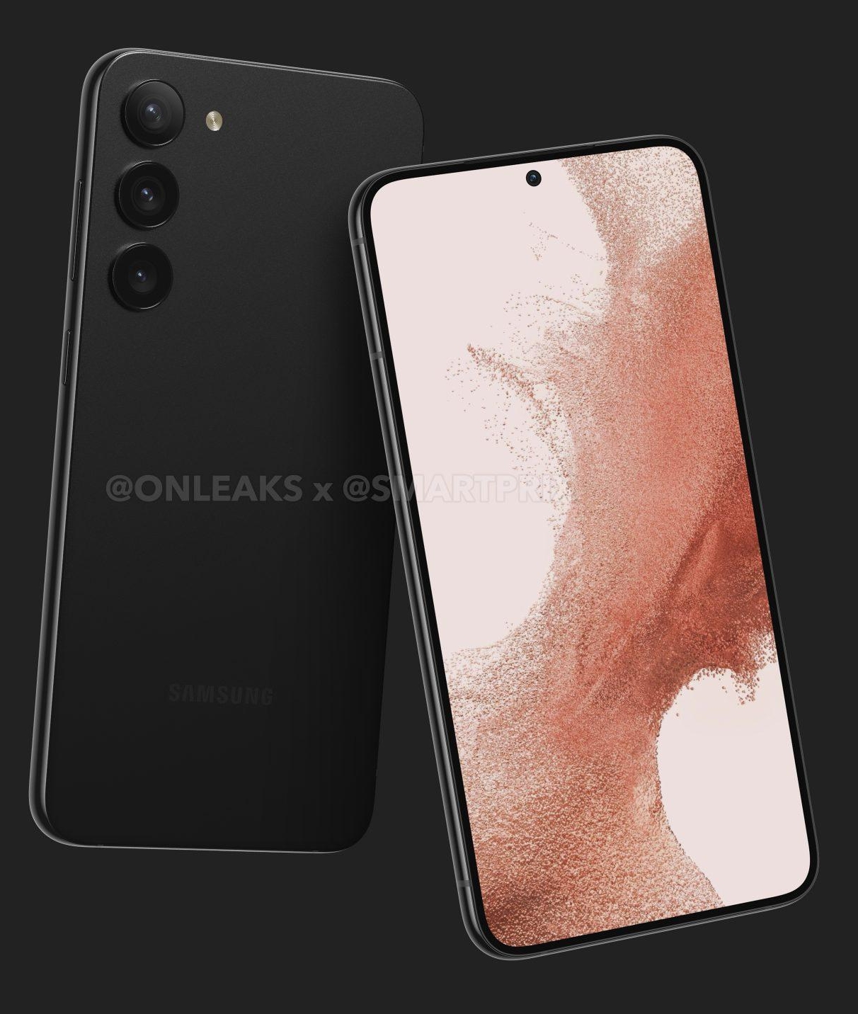 Samsung Galaxy S23 và S23+ tiết lộ thiết kế qua hình ảnh renders.