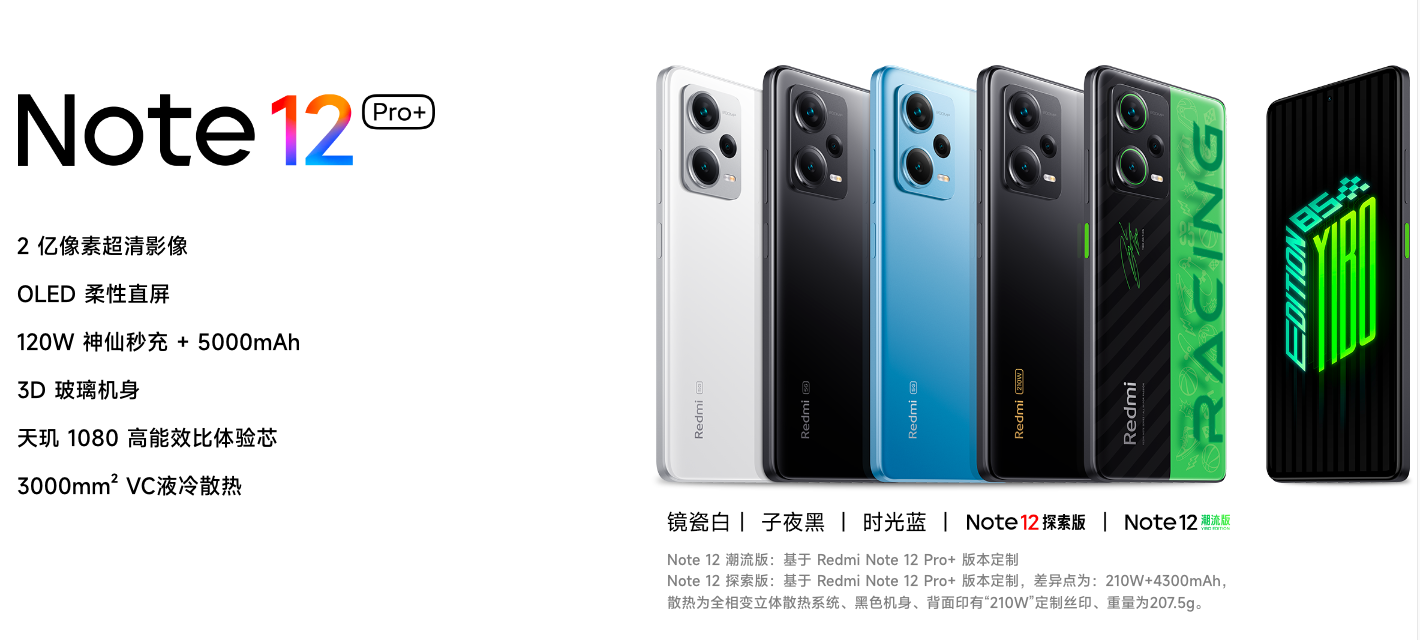 Xiaomi Redmi Note 12 Racing Edition