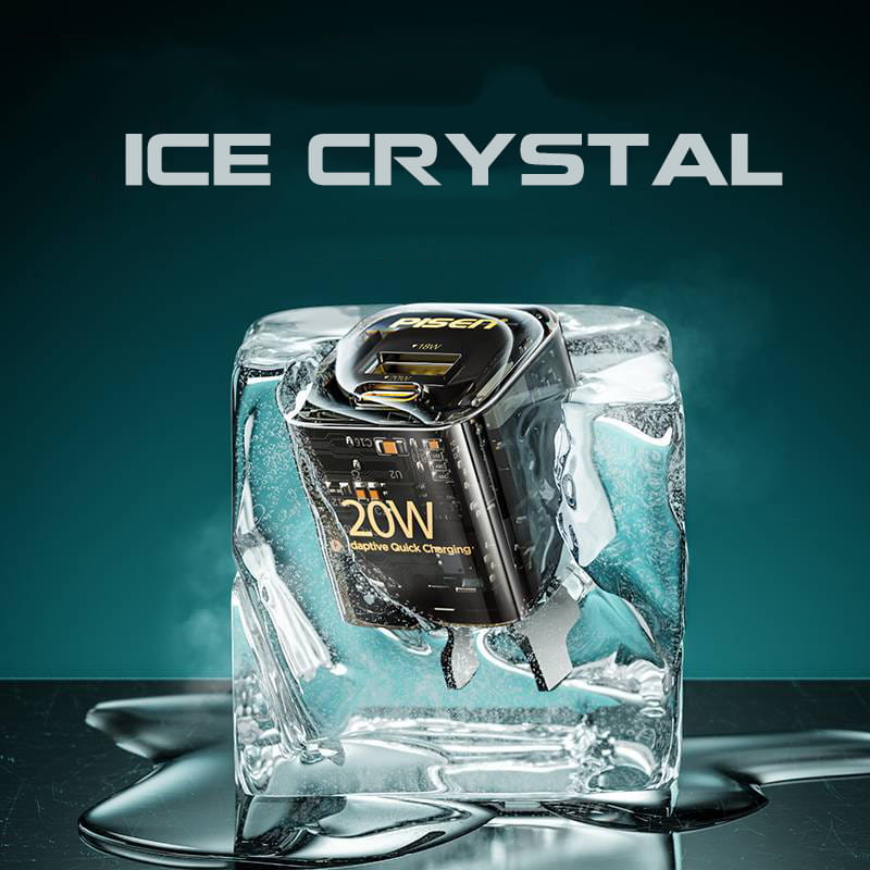 Sạc Pisen Quick ice Crystal PD 20W Explorer