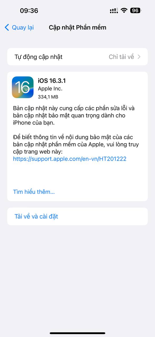 Apple phát hành iOS 16.3.1 Apple chính thức phát hành iOS 16.3.1 nhằm khắc phục nhiều lỗi quan trọng - Clickbuy