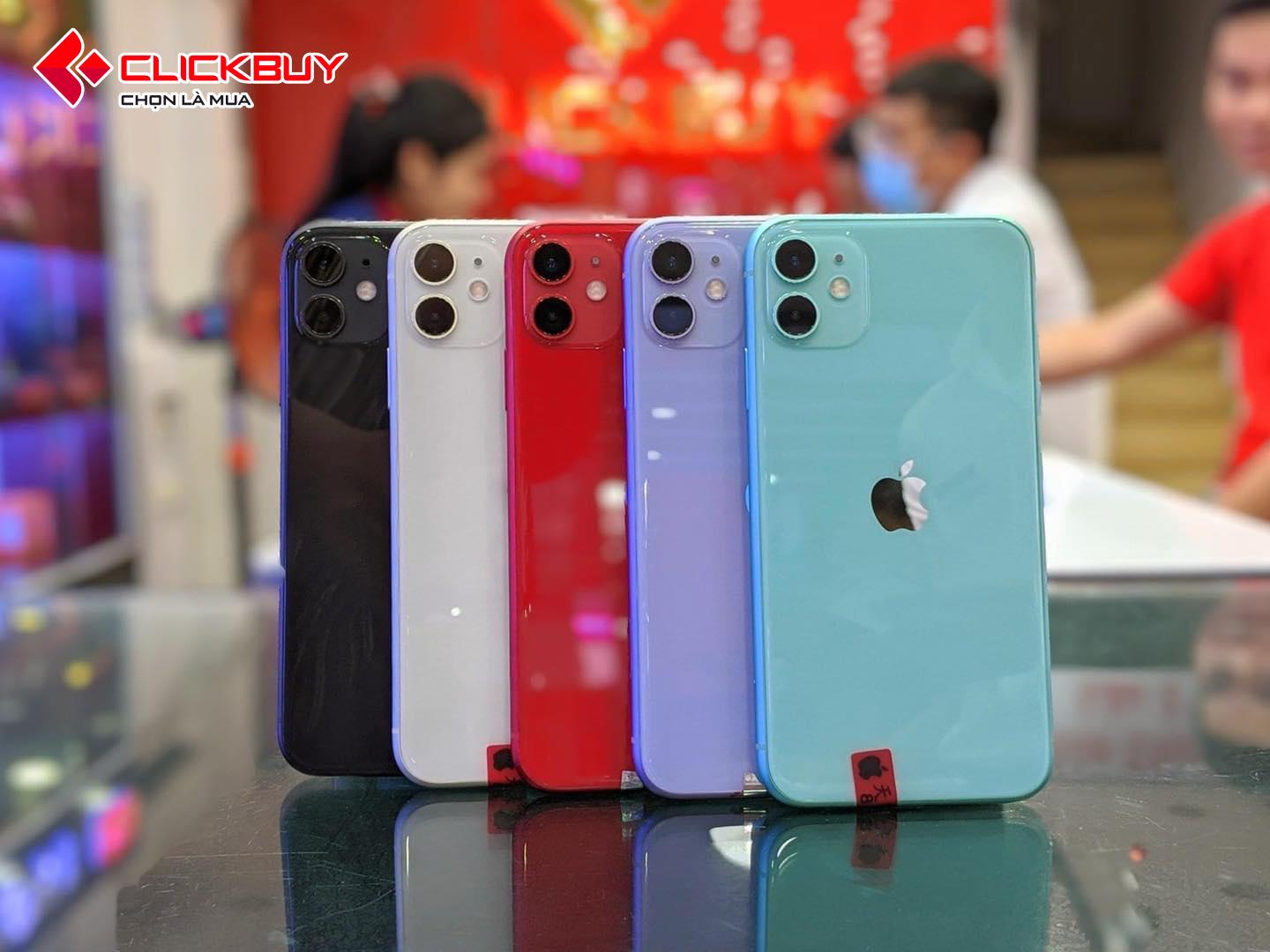 iPhone 11 với nhiều màu sắc