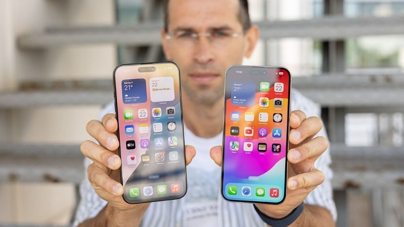 Màn hình iPhone 16 Pro Max hiển thị sắc nét, rõ ràng hơn 14 Pro Max