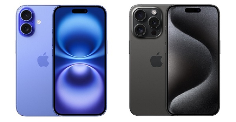 So sánh thiết kế của iPhone 15 Pro và iPhone 16