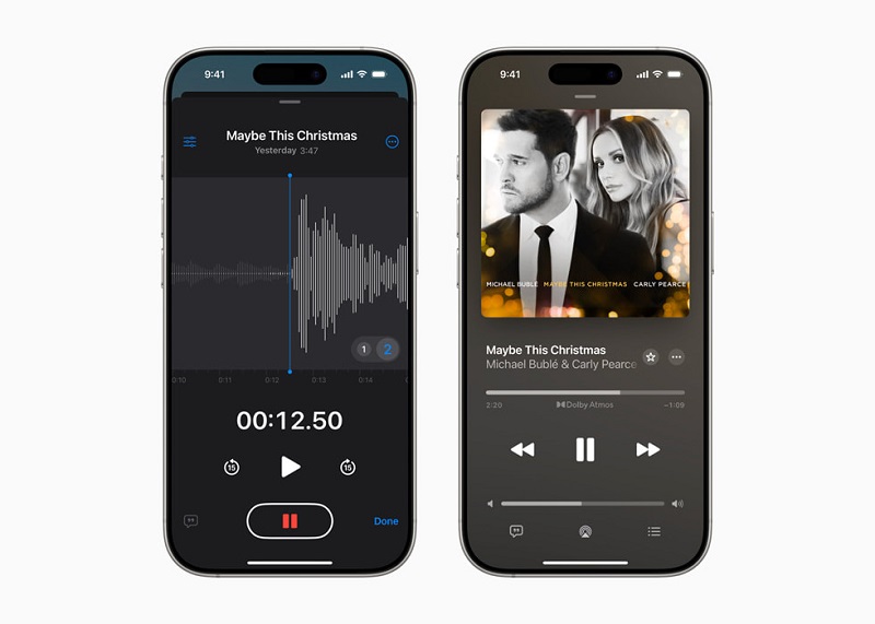 AI tích hợp trên iPhone 16 giúp chỉnh âm video như phòng thu
