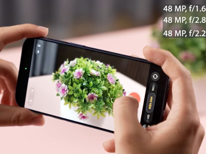 Camera sau 48MP quay chụp sắc nét, chi tiết