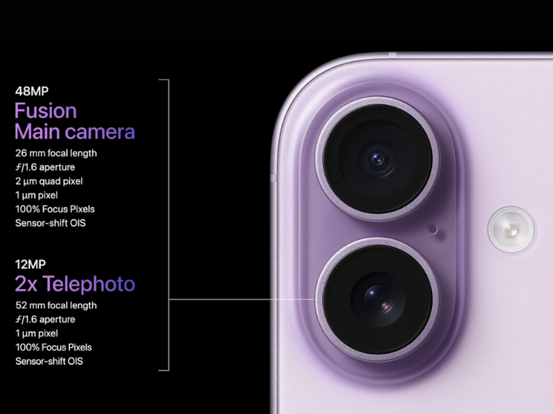 Bộ camera iPhone thường thế hệ mới nhất