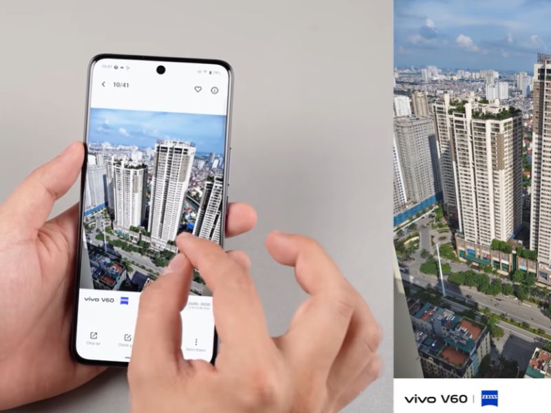 Camera AI chụp ảnh sắc nét, sống động