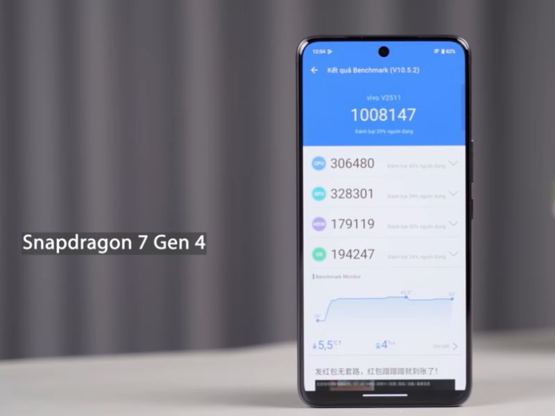 chipset mạnh mẽ, trải nghiệm mượt mà