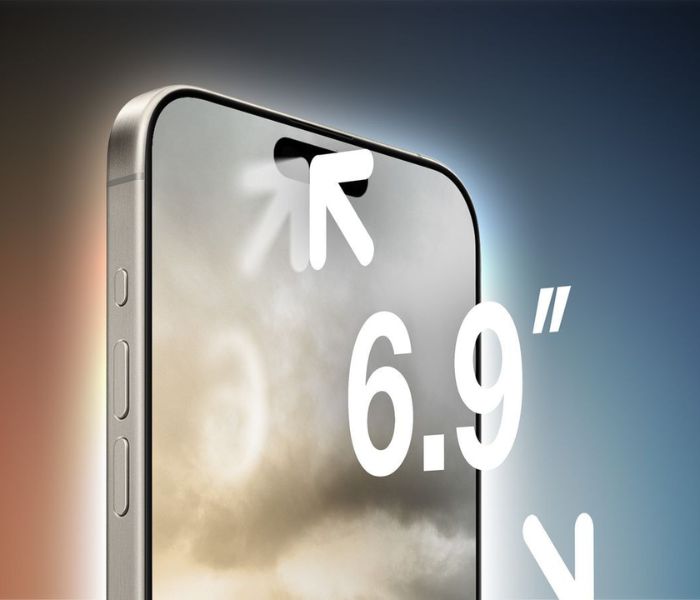 Thiết kế tổng thể viền điện thoại iPhone 16 Pro Max tinh chỉnh mỏng và gọn hơn
