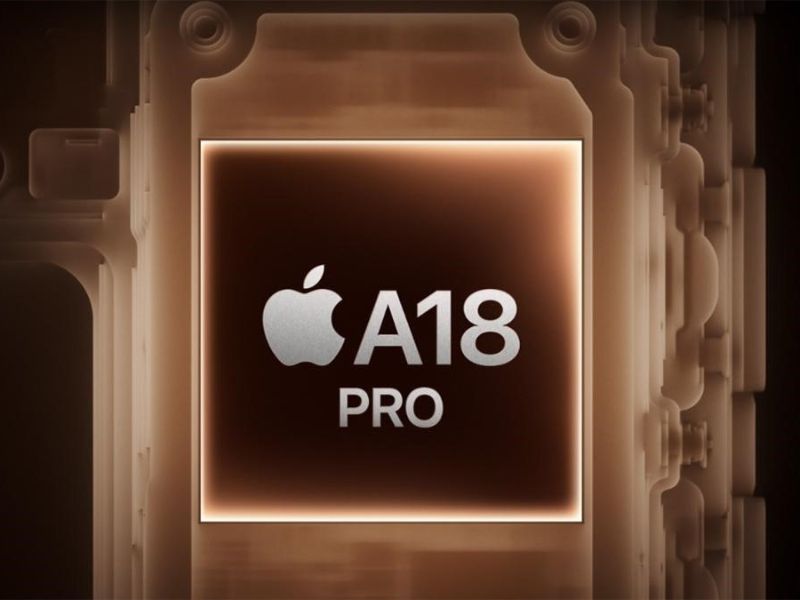 CPU mạnh mẽ với con chip A18 Pro