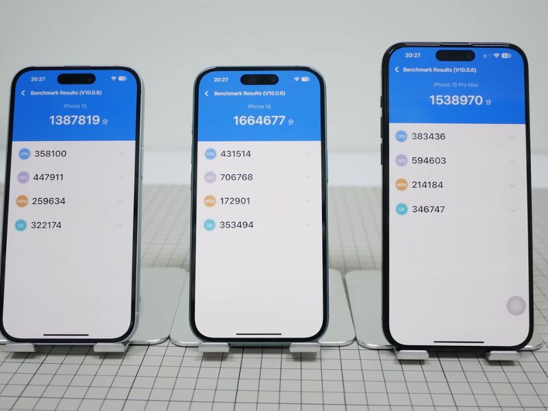 Điểm Antutu của iPhone 16 Pro Max đạt đến 1.813.449