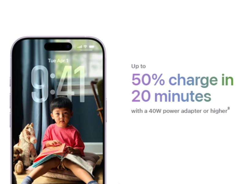 Tốc độ sạc iPhone mới nhất của Apple phiên bản tiêu chuẩn là bao nhiêu