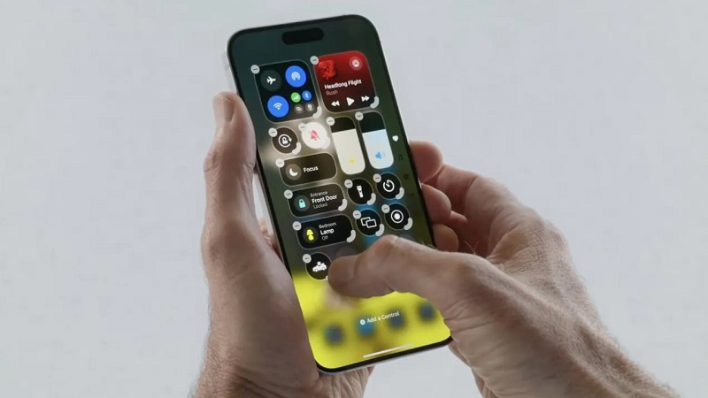 Trung tâm điều khiển trên iOS 18 được thiết kế khoa học và trực quan hơn